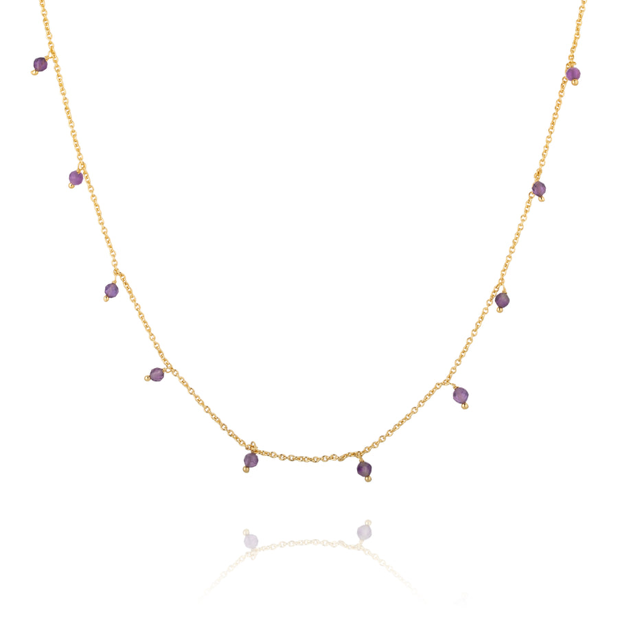 February Necklace - Amethyst