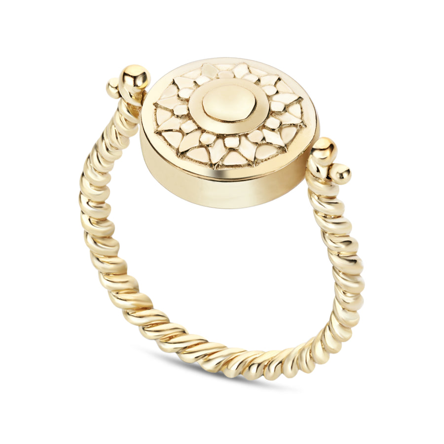 Harriet Spinning Ring in Gold